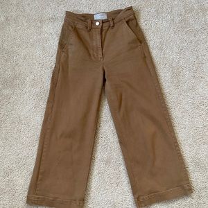 Everlane Cropped Wide Leg Pants
